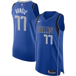 Stupendo Delizioso Fascinante Luka Dončić Dallas Mavericks Nike Authentic Jersey Association Edition Blue per i devoti sostenitori