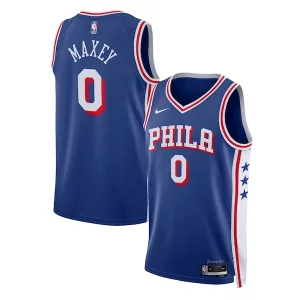 Prestigioso Fascinante Tyrese Maxey Philadelphia 76ers Nike Unisex Swingman Jersey Icon Edition Royal per i devoti sostenitori