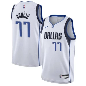 Gorgeous Luka Dončić Dallas Mavericks Nike Youth Swingman Jersey Association Edition White per i devoti sostenitori
