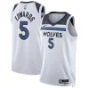 Versatile Stupendo Elegante Anthony Edwards Minnesota Timberwolves Nike Unisex Swingman Jersey Association Edition White per i devoti sostenitori