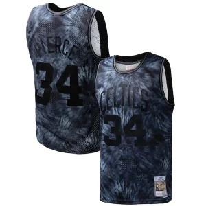 Prestigioso Paul Pierce Boston Celtics Hardwood Classics 2007/08 Tie Dye Swingman Jersey Black per i devoti sostenitori