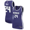 Elegante Buddy Hield Sacramento Kings adidas Women's Road Replica Jersey Purple per i devoti sostenitori