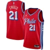 Elegante Magnifico Joel Embiid Philadelphia 76ers Jordan Brand Unisex Swingman Jersey Statement Edition Red per i devoti sostenitori