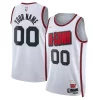 Attraente Raffinato Fantastico Houston Rockets Nike Unisex 2024/25 Custom Swingman Jersey City Edition White per i devoti sostenitori