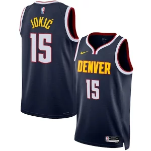Incantevole Nikola Jokic Denver Nuggets Nike Unisex Swingman Jersey Icon Edition Navy per i devoti sostenitori