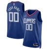 Attraente Duraturo Accattivante LA Clippers Nike 2021/22 Diamond Swingman Custom Jersey Icon Edition Royal per i devoti sostenitori