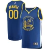 Fascinante Pratico Jonathan Kuminga Golden State Warriors 2021 NBA Draft First Round Pick Fast Break Replica Jersey Royal Icon Edition per i devoti sostenitori