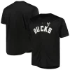 Comodo Bellissimo Elegante Milwaukee Bucks Profile Big & Tall Pop Jersey Black per i devoti sostenitori