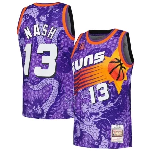 Stupendo Steve Nash Phoenix Suns 1996/97 Hardwood Classics Asian Heritage 6.0 Swingman Throwback Player Jersey Purple per i devoti sostenitori
