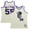 Bellissimo Versatile Cool Jason Williams Sacramento Kings Chainstitch Swingman Jersey Cream per i devoti sostenitori