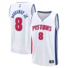 Lussuoso Tim Hardaway Jr. Detroit Pistons Youth Fast Break Replica Player Jersey Association White Edition per i devoti sostenitori