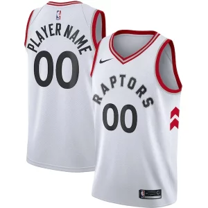 Classico Toronto Raptors Nike 2020/21 Swingman Custom Jersey Association Edition White per i devoti sostenitori