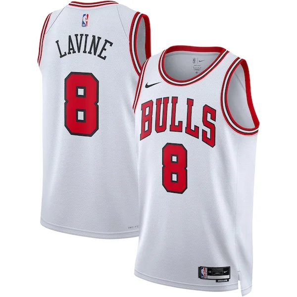Incantevole Raffinato Magnifico Zach LaVine Chicago Bulls Nike Unisex Swingman Jersey Association Edition White/Red per i devoti sostenitori