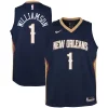 Versatile Zion Williamson New Orleans Pelicans Nike Youth Swingman Jersey Icon Edition Navy/White per i devoti sostenitori