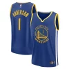Ottimo Robusto Sofisticato Kyle Anderson Golden State Warriors Youth Fast Break Replica Player Jersey Icon Edition Royal per i devoti sostenitori