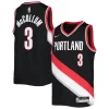 Fascinante Moderno C.J. McCollum Portland Trail Blazers Nike Youth 2021/22 Diamond Swingman Jersey Icon Edition Black per i devoti sostenitori