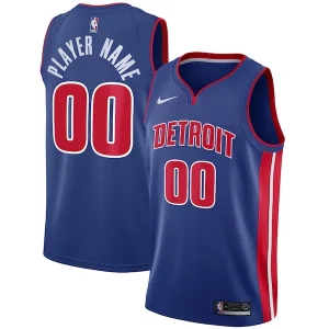 Prestigioso Sofisticato Raffinato Detroit Pistons Nike Swingman Custom Jersey Blue Icon Edition per i devoti sostenitori