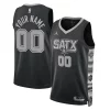 Bellissimo Duraturo San Antonio Spurs Jordan Brand Unisex 2022/23 Swingman Custom Jersey Statement Edition Black per i devoti sostenitori