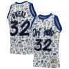 Versatile Shaquille O'Neal Orlando Magic 1994/95 Hardwood Classics Doodle Swingman Player Jersey White per i devoti sostenitori