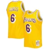 Carino Eddie Jones Los Angeles Lakers 1996/97 Hardwood Classics Swingman Jersey Gold per i devoti sostenitori