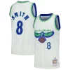 Accattivante Magnifico Trendy Steve Smith Atlanta Hawks Chainstitch Swingman Jersey Cream per i devoti sostenitori