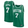 Eccezionale Jaylen Brown Boston Celtics Fast Break Replica Player Jersey Icon Edition Kelly Green per i devoti sostenitori