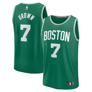 Eccezionale Jaylen Brown Boston Celtics Fast Break Replica Player Jersey Icon Edition Kelly Green per i devoti sostenitori