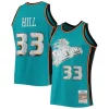 Elegante Grant Hill Detroit Pistons 1998/99 Hardwood Classics NBA 75th Anniversary Diamond Swingman Jersey Teal per i devoti sostenitori