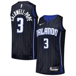 Prestigioso Pratico Moderno Kentavious Caldwell Pope Orlando Magic Nike Unisex 2024 Offseason Addition Nike Swingman Jersey Black per i devoti sostenitori