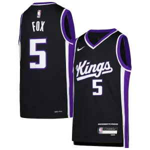 Ottimo De'Aaron Fox Sacramento Kings Nike Youth Swingman Jersey Icon Edition Purple  per i devoti sostenitori