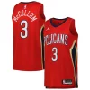 Sofisticato CJ McCollum New Orleans Pelicans Jordan Brand Unisex Swingman Jersey Statement Edition Red per i devoti sostenitori
