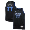 Splendido Eccezionale Fantastico Luka Dončić Dallas Mavericks Nike Youth Swingman Replica Jersey City Edition Black per i devoti sostenitori