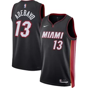 Sofisticato Comodo Stupendo Bam Adebayo Miami Heat Nike Unisex Swingman Jersey Icon Edition Black per i devoti sostenitori