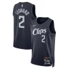 Robusto Versatile Kawhi Leonard LA Clippers Nike Unisex 2023/24 Swingman Jersey Navy City Edition per i devoti sostenitori