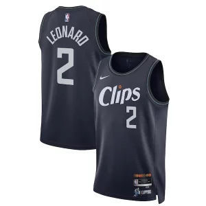 Robusto Versatile Kawhi Leonard LA Clippers Nike Unisex 2023/24 Swingman Jersey Navy City Edition per i devoti sostenitori