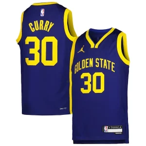 Ottimo Classico Stephen Curry Golden State Warriors Jordan Brand Youth Swingman Jersey Statement Edition Blue  per i devoti sostenitori