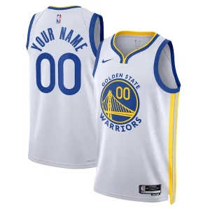 Magnifico Fascinante Golden State Warriors Nike Unisex Swingman Custom Jersey White Association Edition per i devoti sostenitori