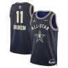 Pratico Cool Comodo Jalen Brunson Jordan Brand Unisex 2024 NBA All Star Game Swingman Jersey Navy per i devoti sostenitori