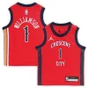 Moderno Zion Williamson New Orleans Pelicans Jordan Brand Preschool 2022/23 Replica Jersey Statement Edition Red per i devoti sostenitori