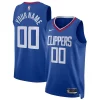Incantevole LA Clippers Nike Unisex Swingman Custom Jersey Royal Icon Edition per i devoti sostenitori