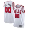Cool Magnifico Chicago Bulls Nike Unisex Swingman Custom Jersey White Association Edition per i devoti sostenitori