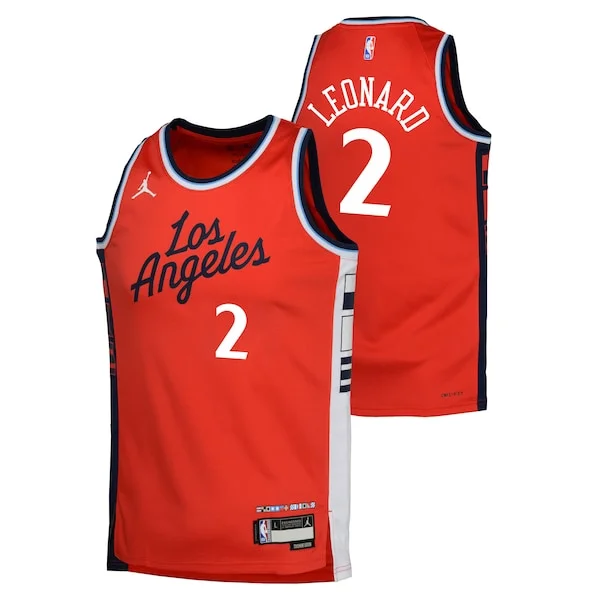Eccezionale Kawhi Leonard LA Clippers Jordan Brand Youth Swingman Jersey Statement Edition Red per i devoti sostenitori
