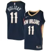 Duraturo Comodo Jrue Holiday New Orleans Pelicans Nike Swingman Jersey Navy per i devoti sostenitori