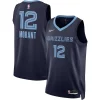 Classico Ja Morant Memphis Grizzlies Nike Unisex Swingman Jersey Icon Edition Navy/White per i devoti sostenitori