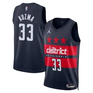 Trendy Classico Kyle Kuzma Washington Wizards Jordan Brand Unisex 2024/25 Swingman Jersey Statement Edition Navy per i devoti sostenitori