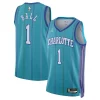 Cool Prestigioso LaMelo Ball Charlotte Hornets Jordan Brand Unisex 2023/24 Swingman Replica Jersey Classic Edition Teal per i devoti sostenitori