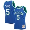 Attraente Bellissimo Meraviglioso Jason Kidd Dallas Mavericks 1994/95 Hardwood Classics Swingman Jersey Blue per i devoti sostenitori