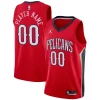 Meraviglioso New Orleans Pelicans Jordan Brand Swingman Custom Jersey Statement Edition Red per i devoti sostenitori