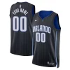 Carino Lussuoso Orlando Magic Nike Unisex Swingman Custom Jersey Black Icon Edition per i devoti sostenitori