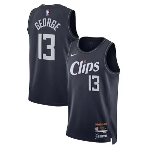 Duraturo Splendido Bellissimo Paul George LA Clippers Nike Unisex 2023/24 Swingman Jersey Navy City Edition per i devoti sostenitori